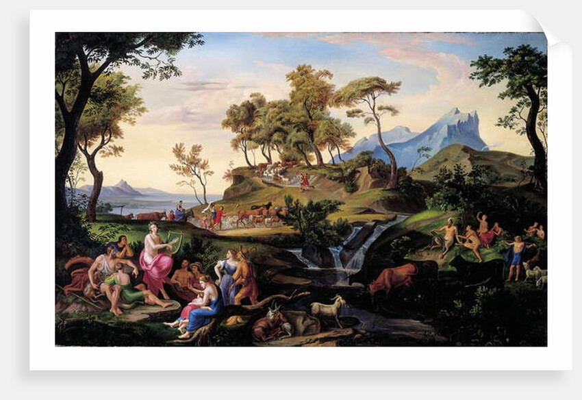 Apollo Among the Shepherds by Joseph Anton & Studio (manner of) Koch