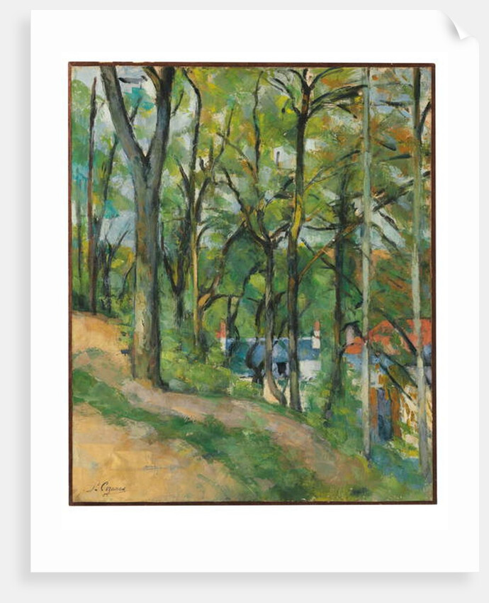 La côte Saint-Denis à Pontoise, c.1877 by Paul Cezanne