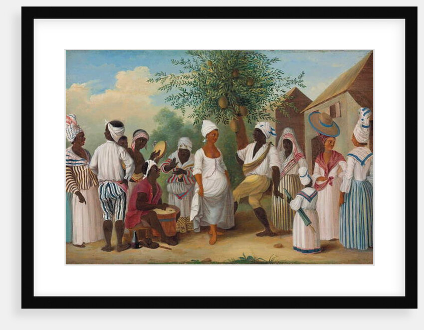 Black people dancing in the Island of Dominica by Agostino Brunias