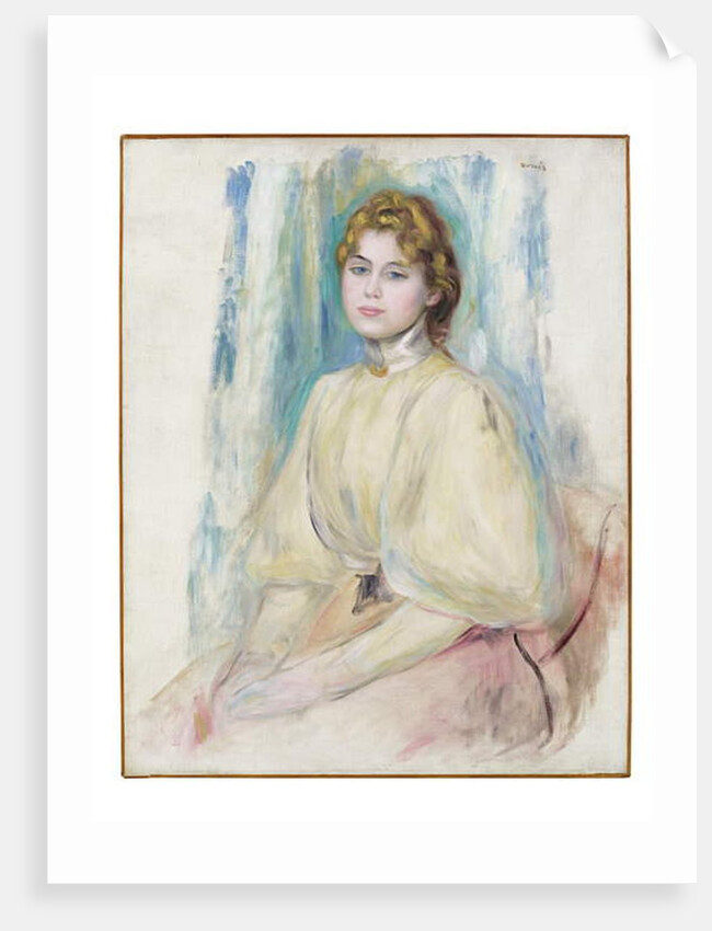 Portrait of Mademoiselle Yvonne Lerolle, c.1894 by Pierre Auguste Renoir