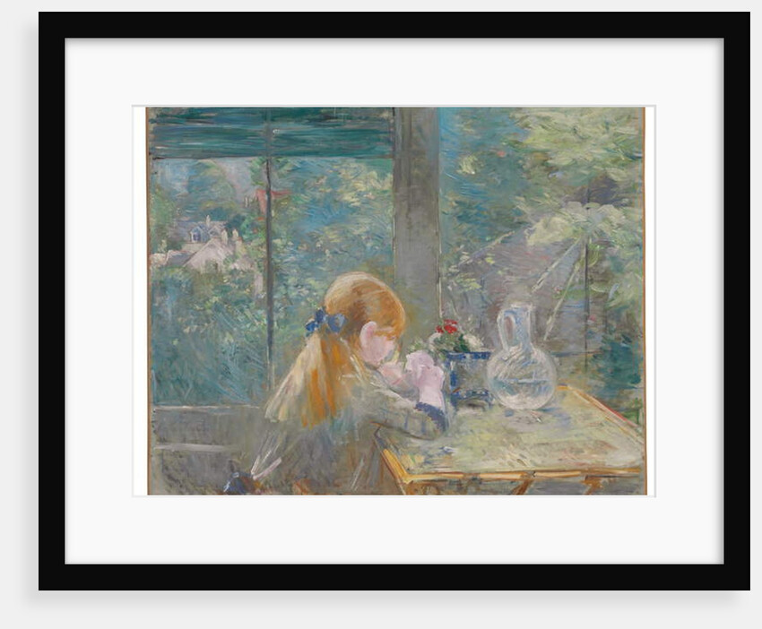 Dans la véranda, 1884 by Berthe Morisot