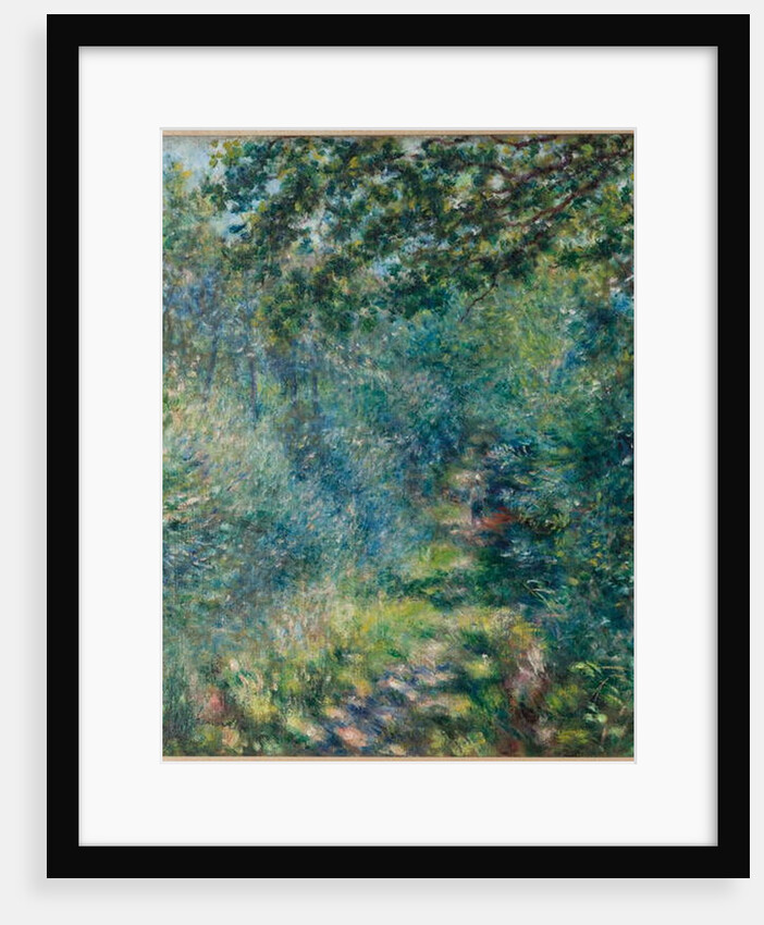 Trail in the woods, c.1874-77 by Pierre Auguste Renoir