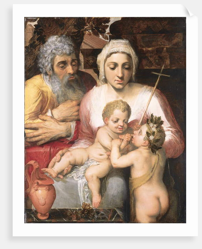 The Holy Family with Saint John the Baptist, 1546 by Frans Floris