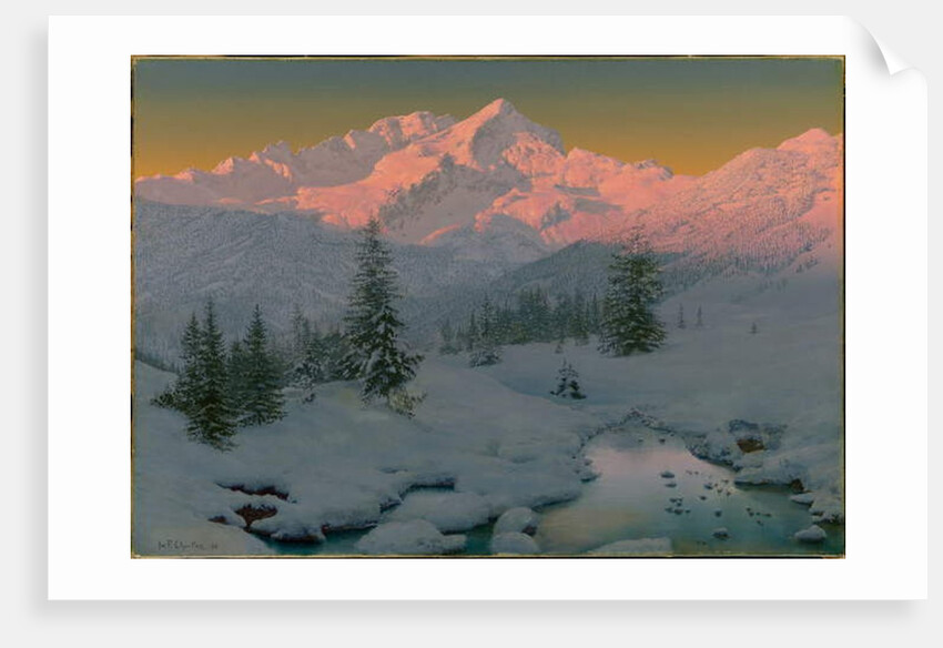 At the Foot of the Garmisch Mountains, Bavaria, 1922 by Ivan Fedorovich Choultse