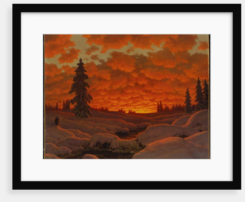 Winter Landscape by Ivan Fedorovich Choultse