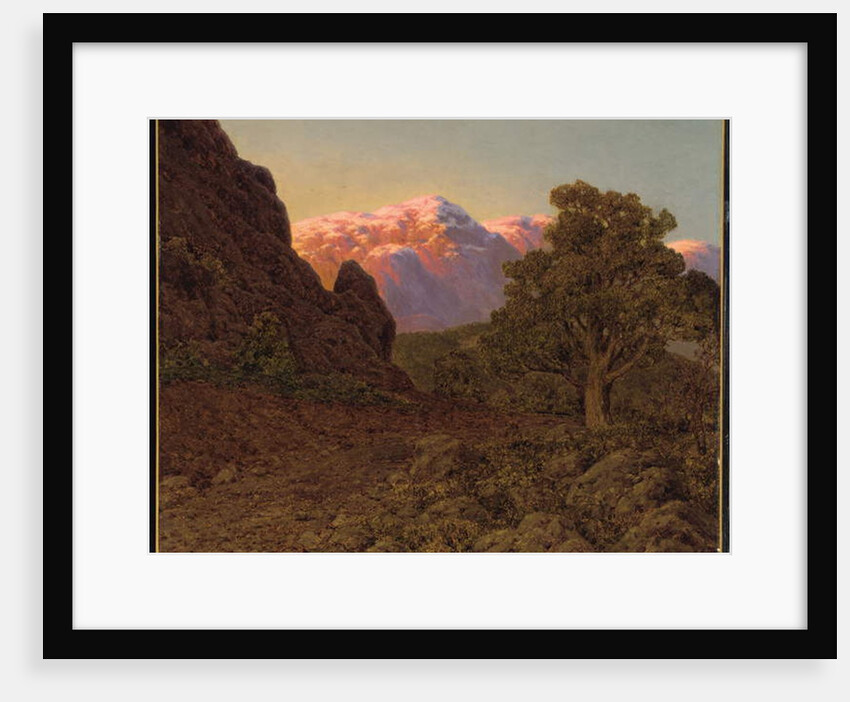 Sunrise over the Mountain by Ivan Fedorovich Choultse