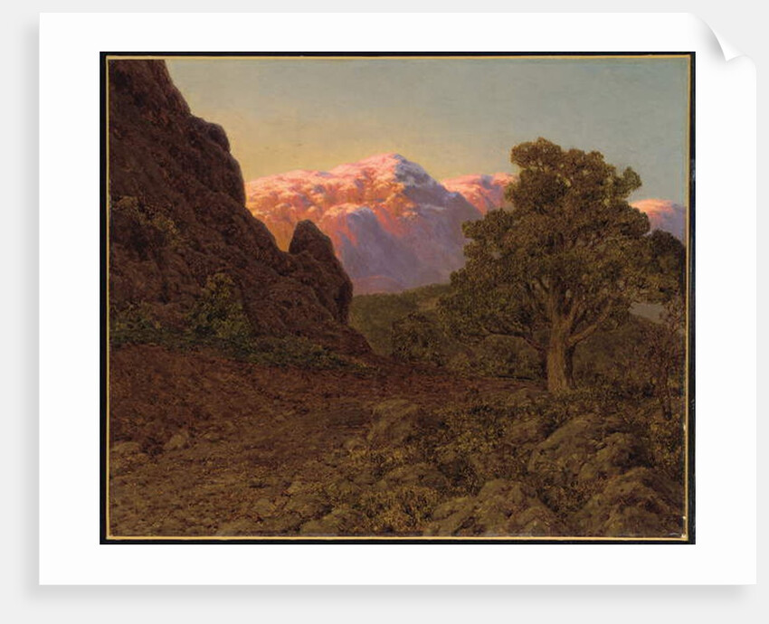 Sunrise over the Mountain by Ivan Fedorovich Choultse