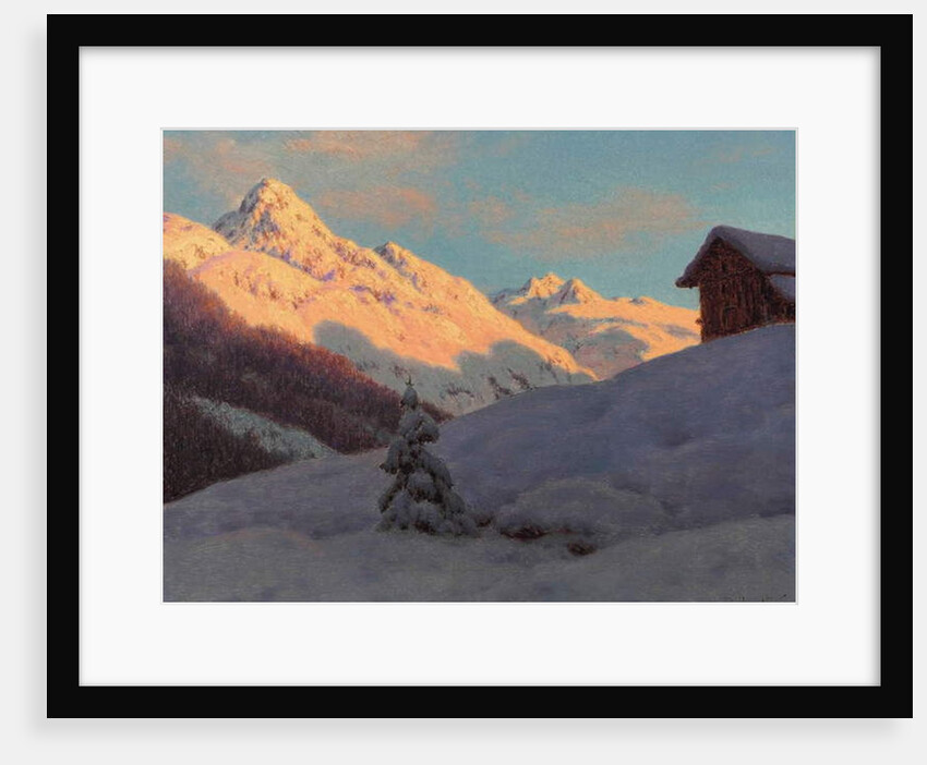 Peaks in the Engadine by Ivan Fedorovich Choultse