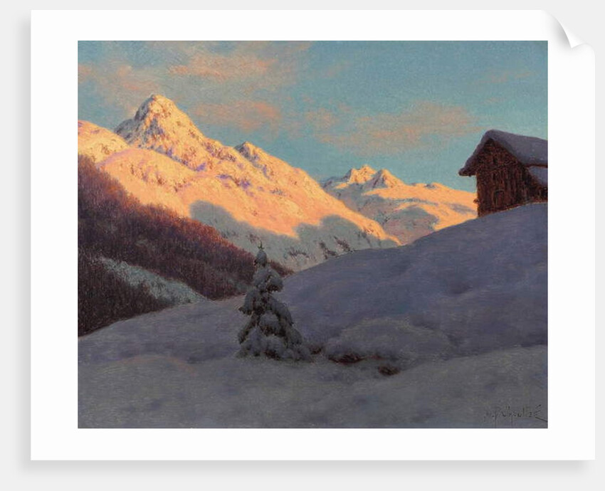 Peaks in the Engadine by Ivan Fedorovich Choultse