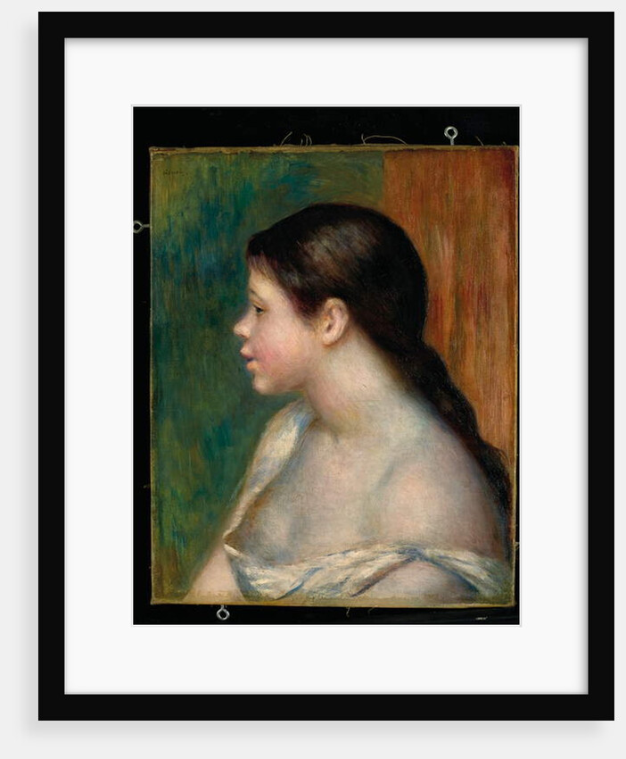 Head of a young girl, 1882 by Pierre Auguste Renoir