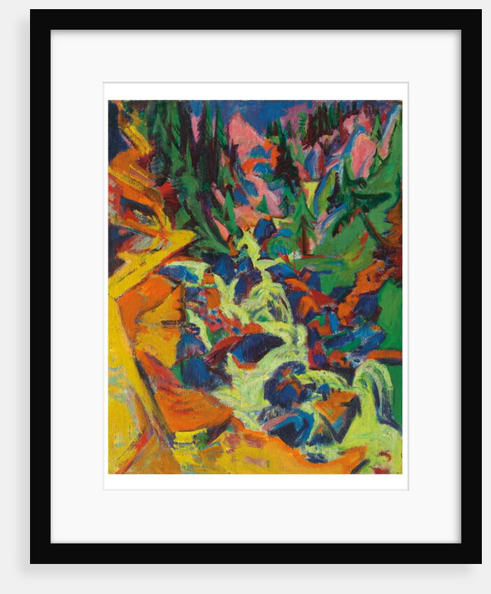 The Waterfall, 1919 by Ernst Ludwig Kirchner