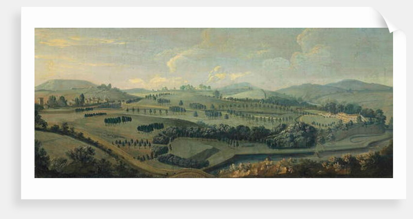 A view of Gisburne Park, Yorkshire, and the park by Robert Griffier