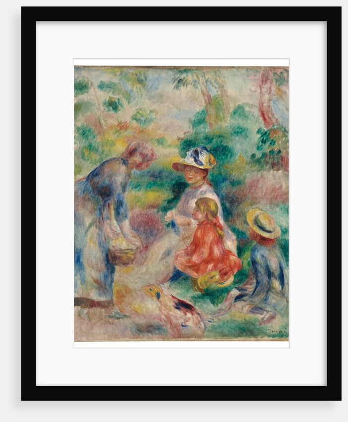 The apple seller, 1890 by Pierre Auguste Renoir