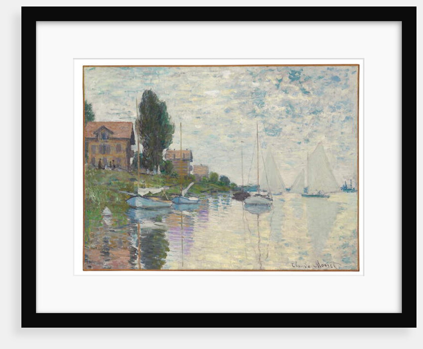 Au Petit-Gennevilliers, 1874 by Claude Monet