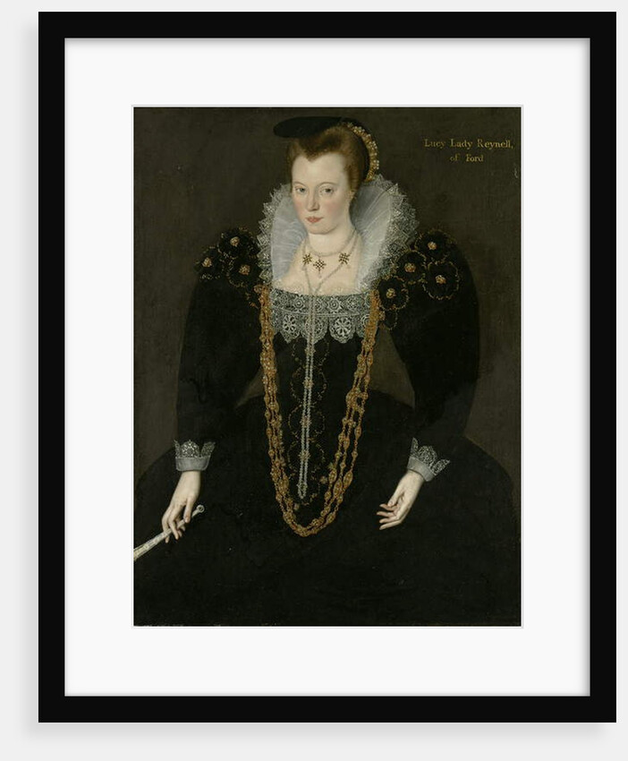 Portrait of Lucy, Lady Reynell of Ford by Marcus the Younger (circle of) Gheeraerts