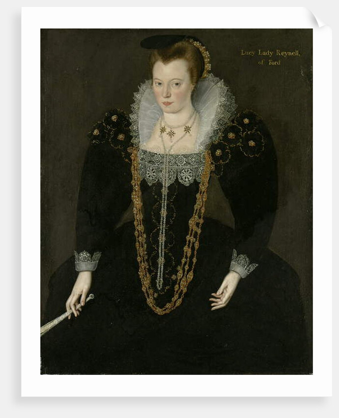 Portrait of Lucy, Lady Reynell of Ford by Marcus the Younger (circle of) Gheeraerts