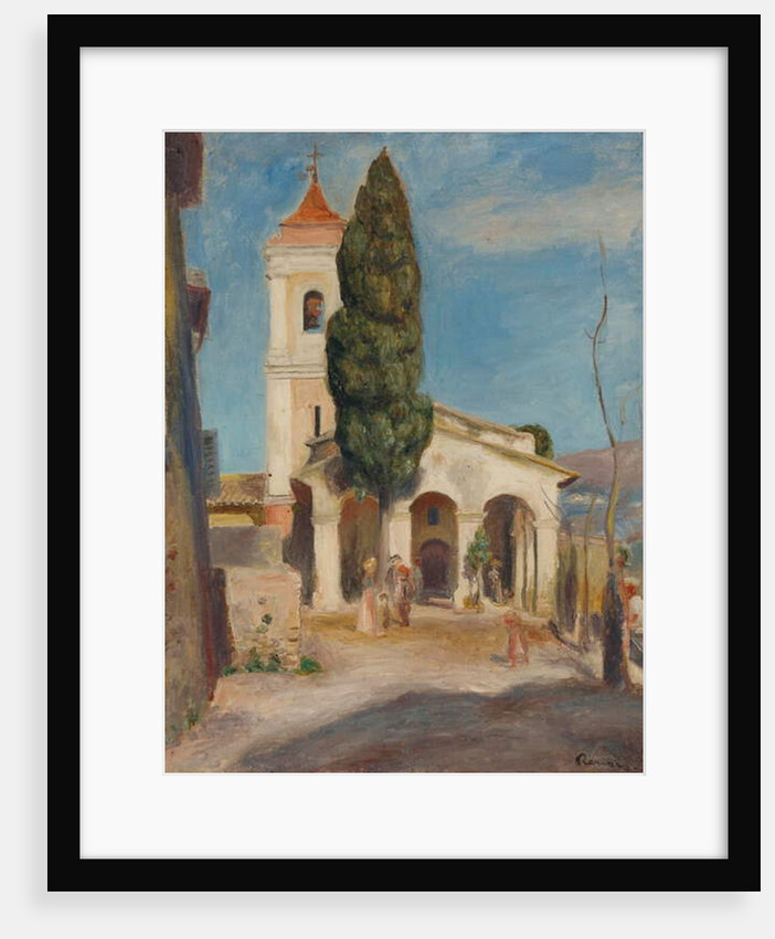 La Chapelle Notre-Dame de Protection au Haut-de-Cagnes, 1905 by Pierre Auguste Renoir
