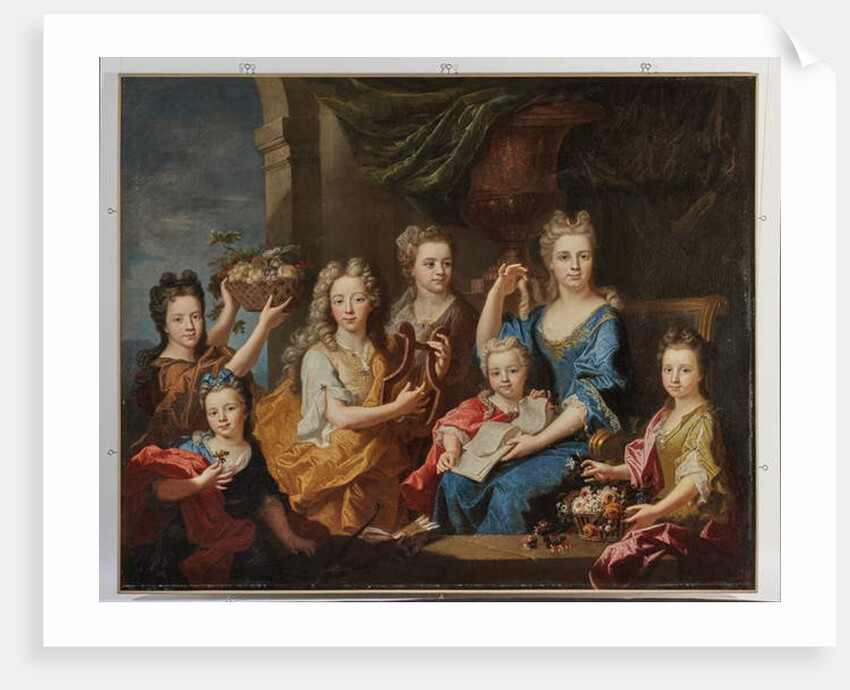 Portrait of the children of M. Bouette de Blémur, 1703 by Hyacinthe Francois Rigaud