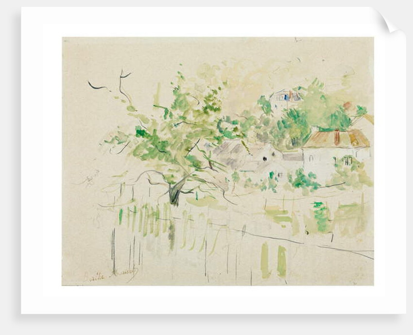 Bougival, 1884 by Berthe Morisot