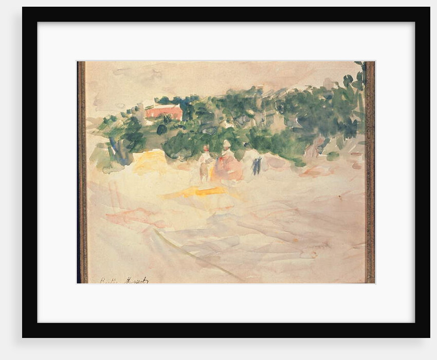 La moisson à Bougival, 1882 by Berthe Morisot