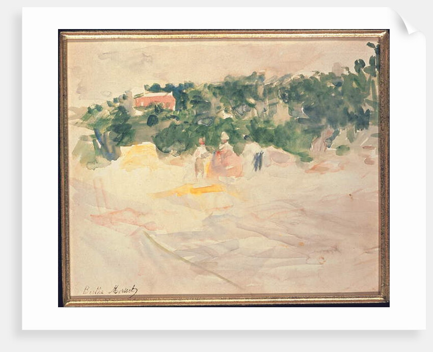 La moisson à Bougival, 1882 by Berthe Morisot