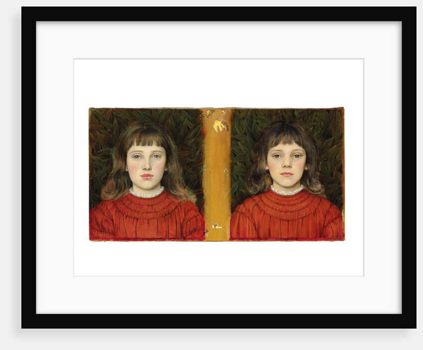 Portraits of Alice Mildred and Winifred Julia Spencer Stanhope, 1884 by Evelyn De Morgan