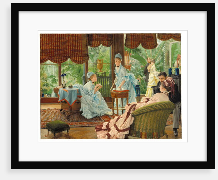 In the Conservatory by James Jacques Joseph Tissot