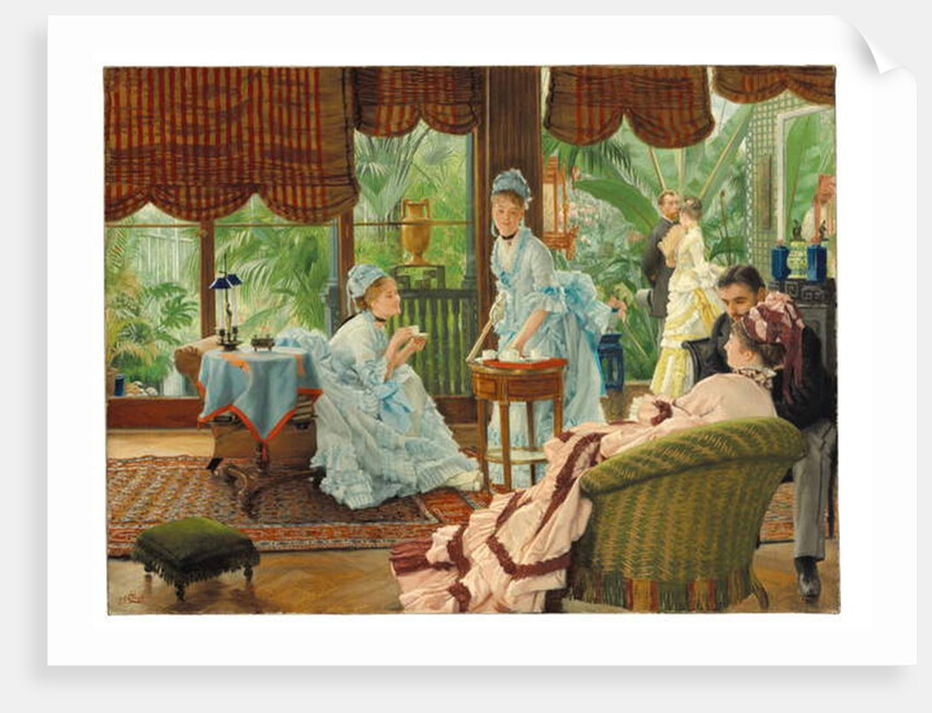 In the Conservatory by James Jacques Joseph Tissot