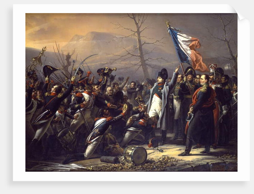 Napoleon returning from Elba by Charles Auguste Steuben