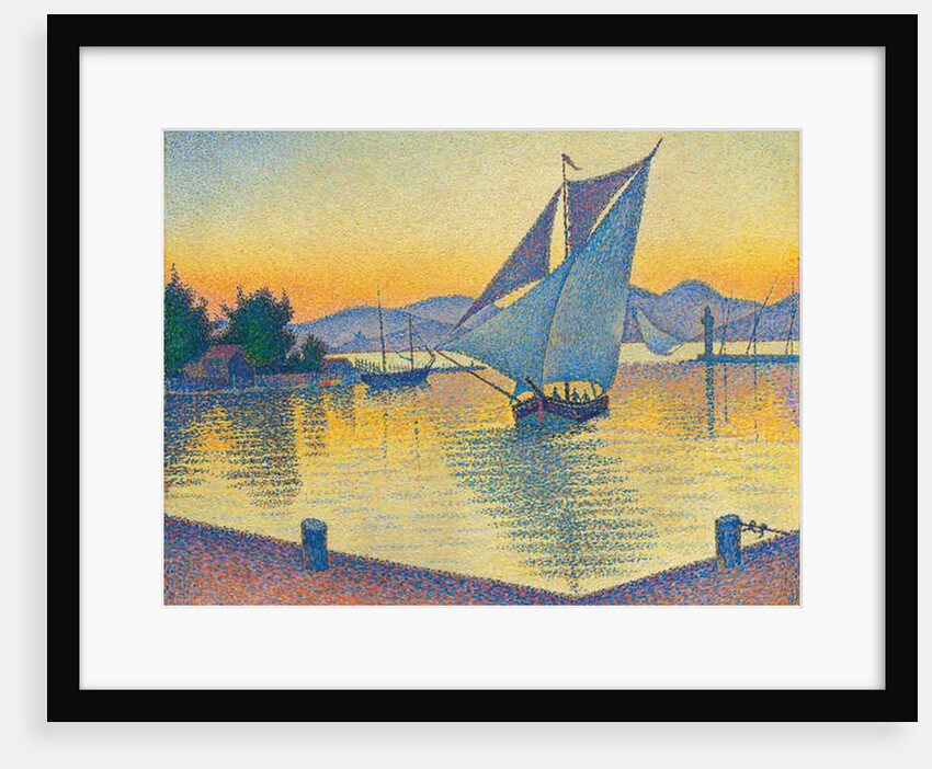 Le Port au soleil couchant, Opus 236, 1892 by Paul Signac