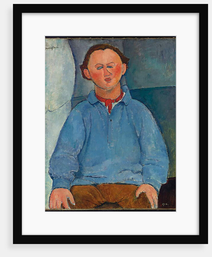 Portrait of sculptor Oscar Miestchaninoff, 1916 by Amedeo Modigliani