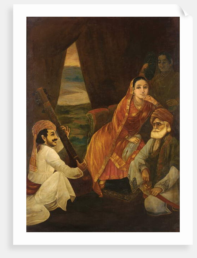 Court Scene by Raja Ravi Varma