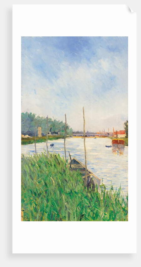 Asnières, 1882 by Paul Signac