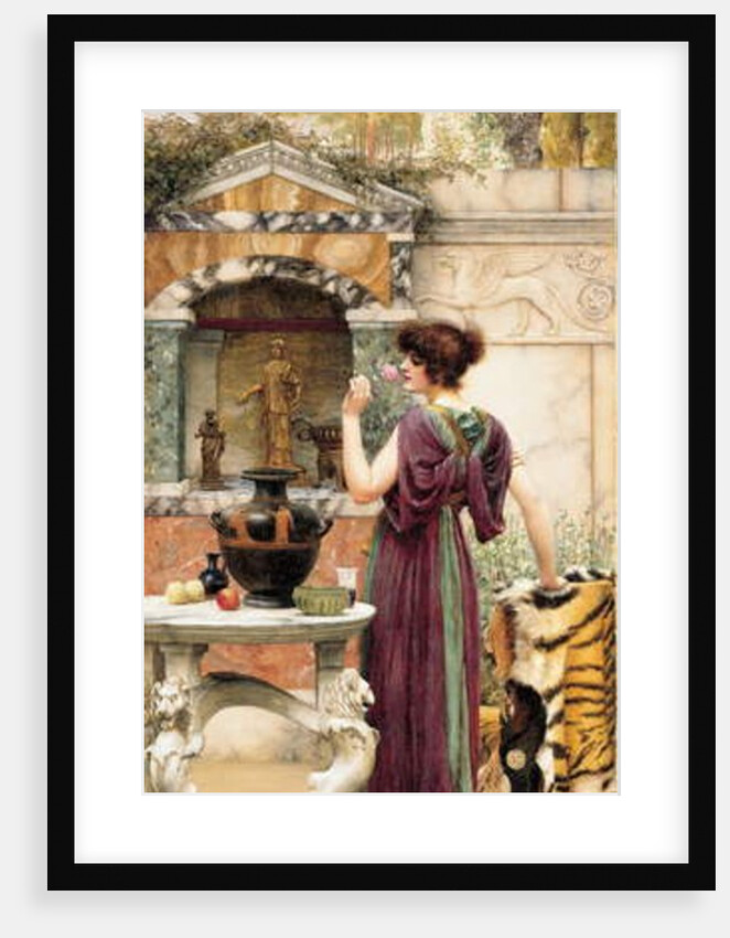 At the Garden Shrine, Pompeii, 1892 by John William Godward