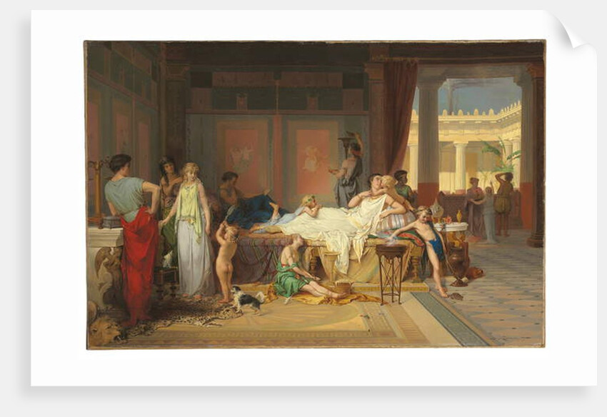 The Last Hour of Pompeii - The House of the Poet, 1869 by Pierre Oliver Joseph Coomans