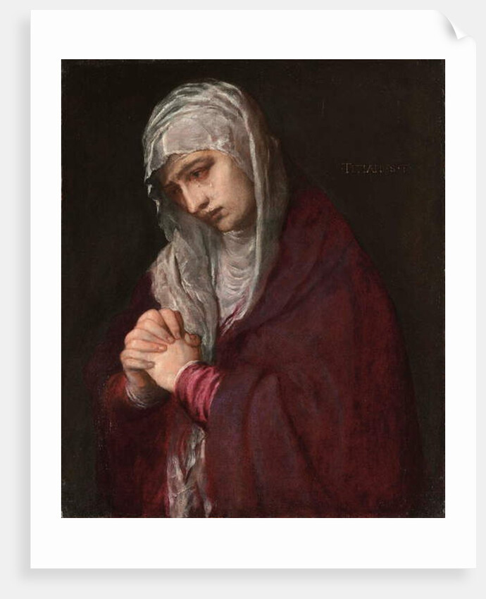 The Mater Dolorosa by Titian (c.1488-1576)