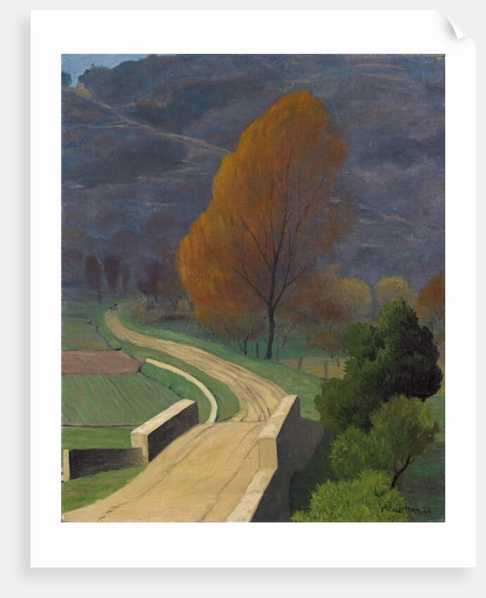 Bridge over the Beal, 1922 by Felix Edouard Vallotton