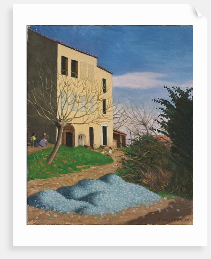 House in the Sun, Blue Stones, 1920 by Felix Edouard Vallotton