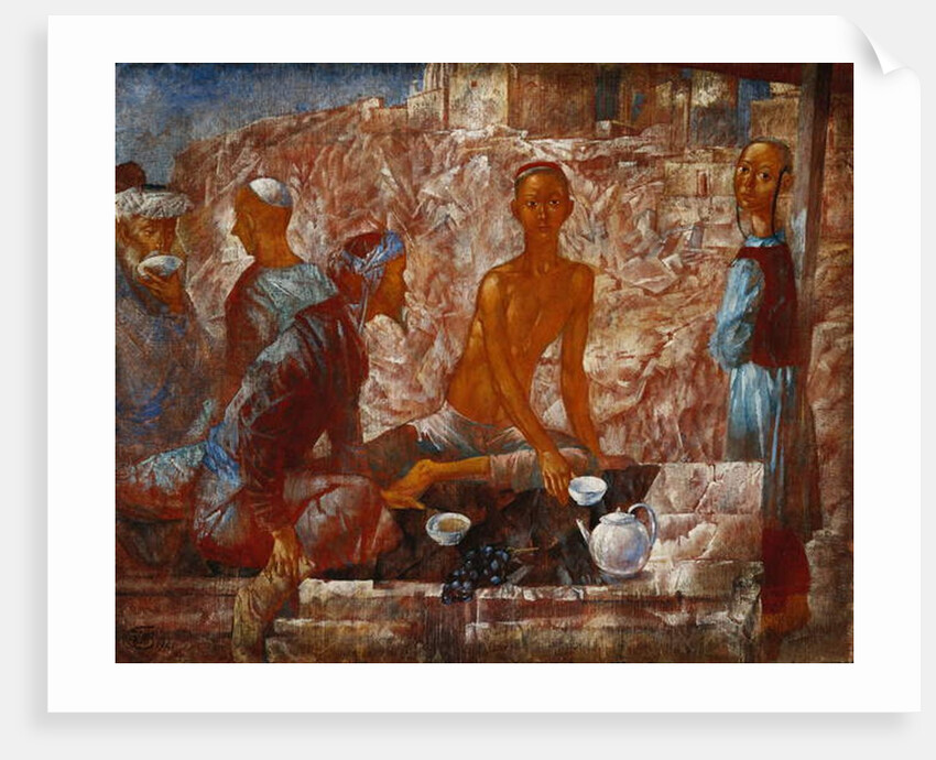 Samarkand Scene, 1921 by Kuzma Sergeevich Petrov-Vodkin