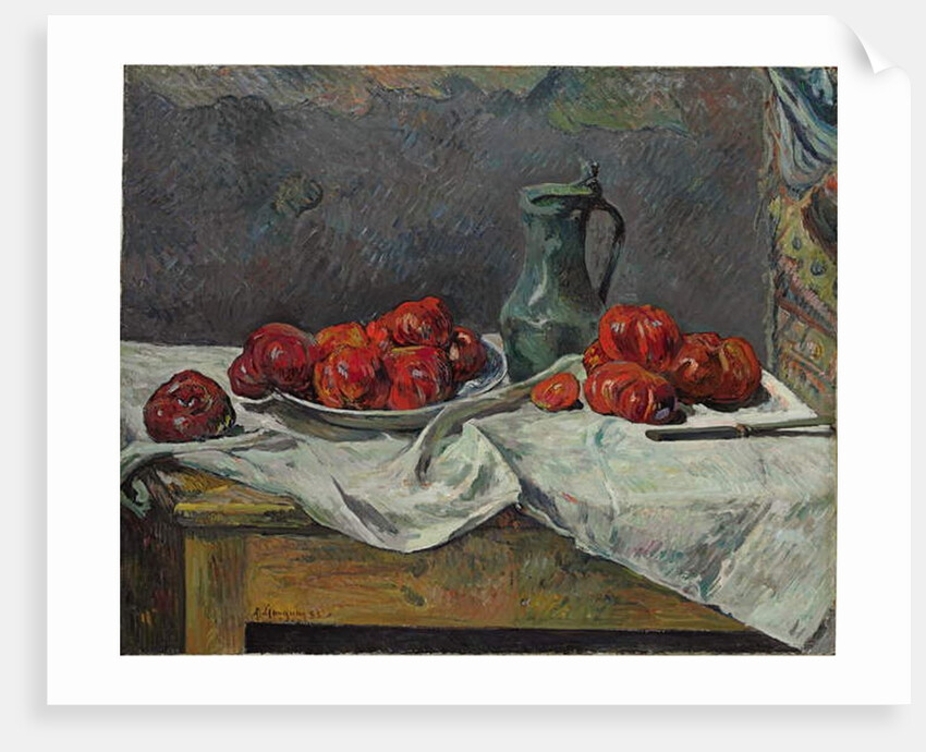 Still life with tomatoes, 1883 by Paul Gauguin
