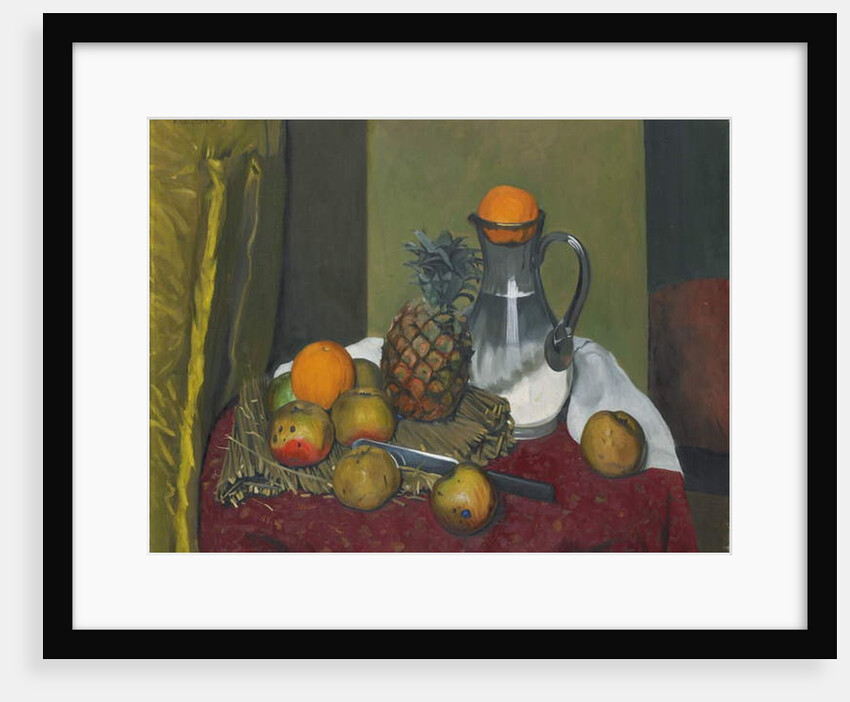 Apples and a pineapple, 1923 by Felix Edouard Vallotton