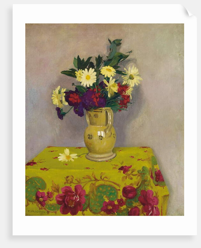 Yellow daisies and various flowers, 1911 by Felix Edouard Vallotton