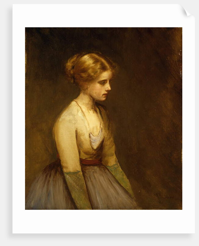 Study of a fair-haired beauty by Jean-Jacques Henner