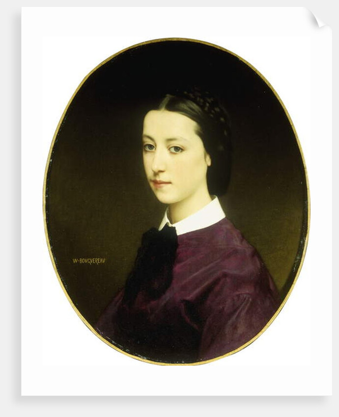 Portrait of a Young Lady by William-Adolphe Bouguereau