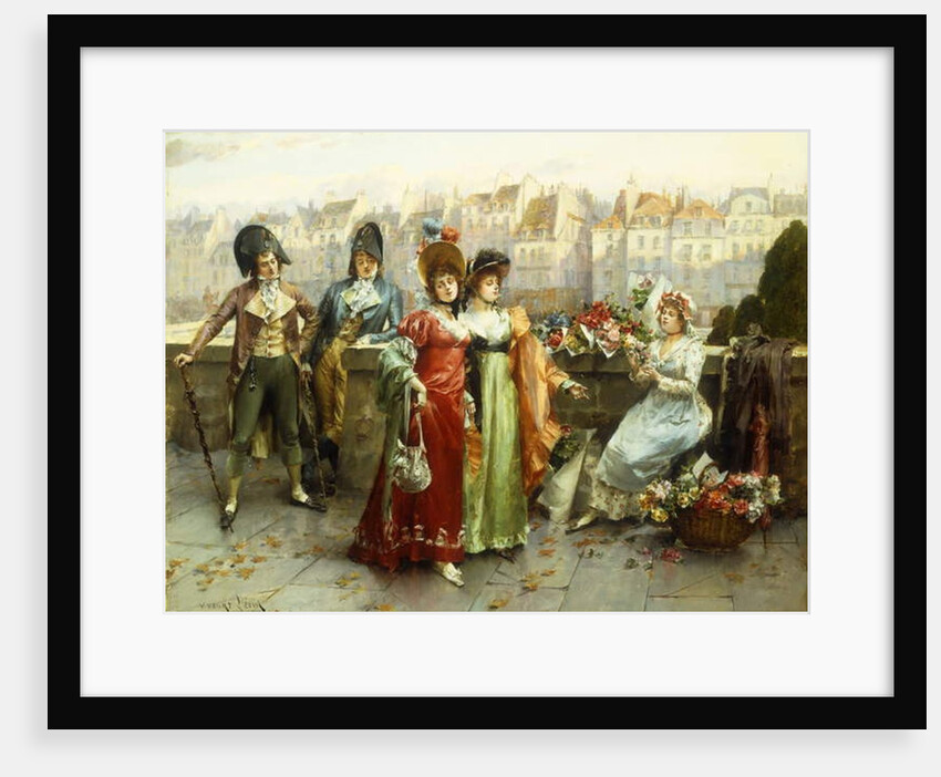 Flirtation by Henri-Victor Lesur