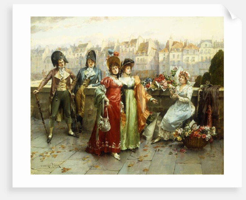 Flirtation by Henri-Victor Lesur