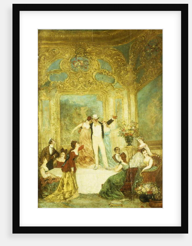 Une Soiree chez la Paiva by Adolphe Joseph Thomas Monticelli