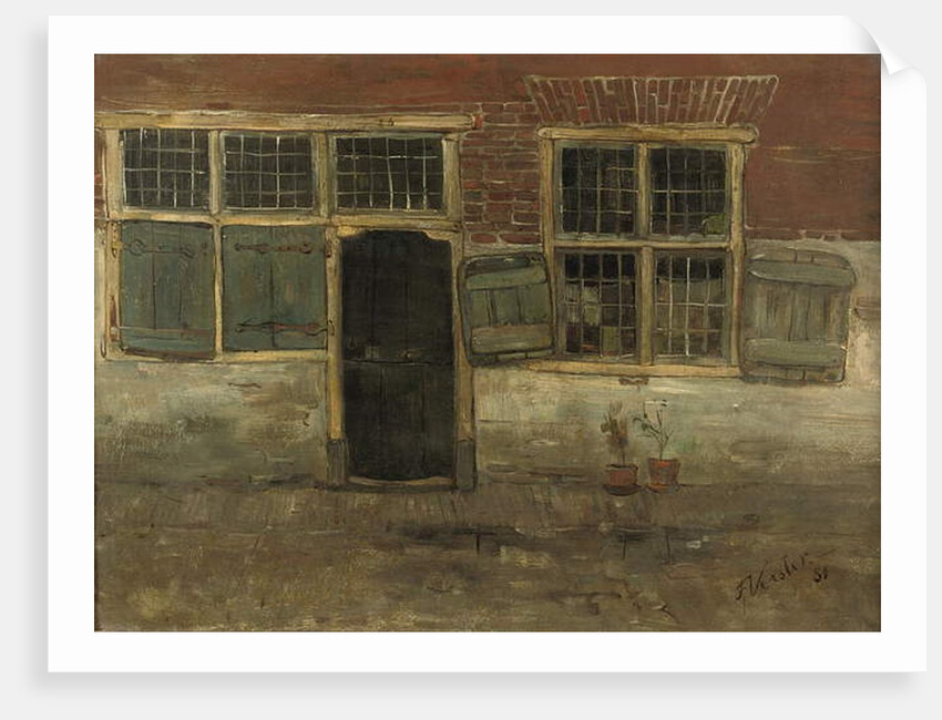 Little Houses, Leiden, 1881 by Floris Verster