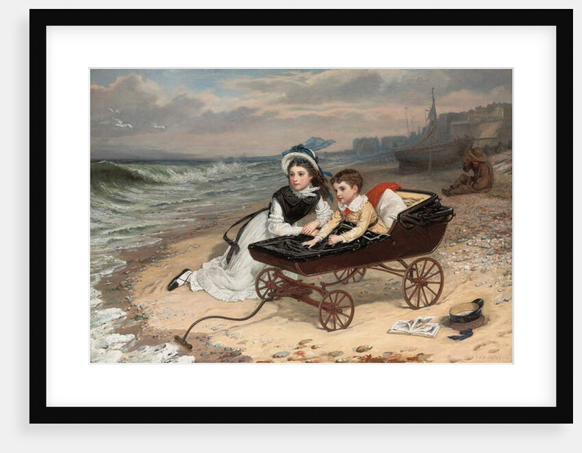 What Are The Wild Waves Saying? by Charles Wynne Nicholls