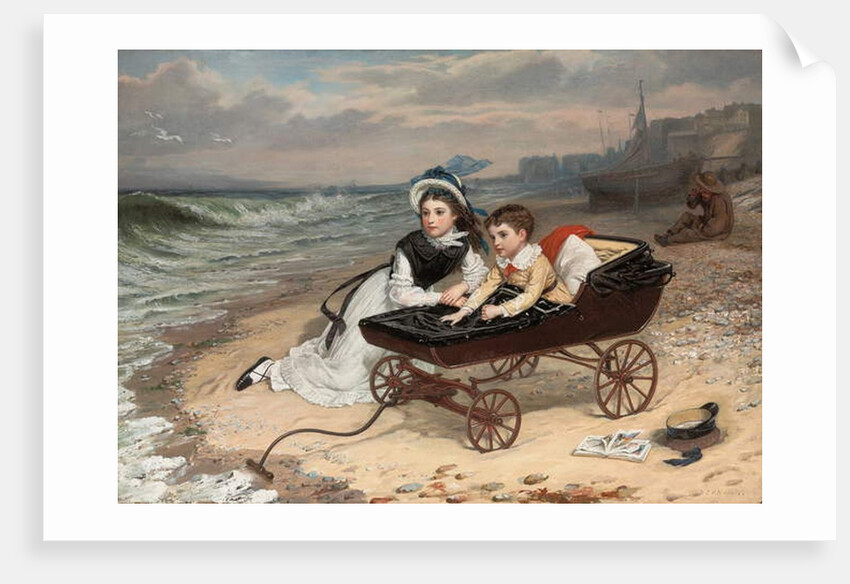 What Are The Wild Waves Saying? by Charles Wynne Nicholls